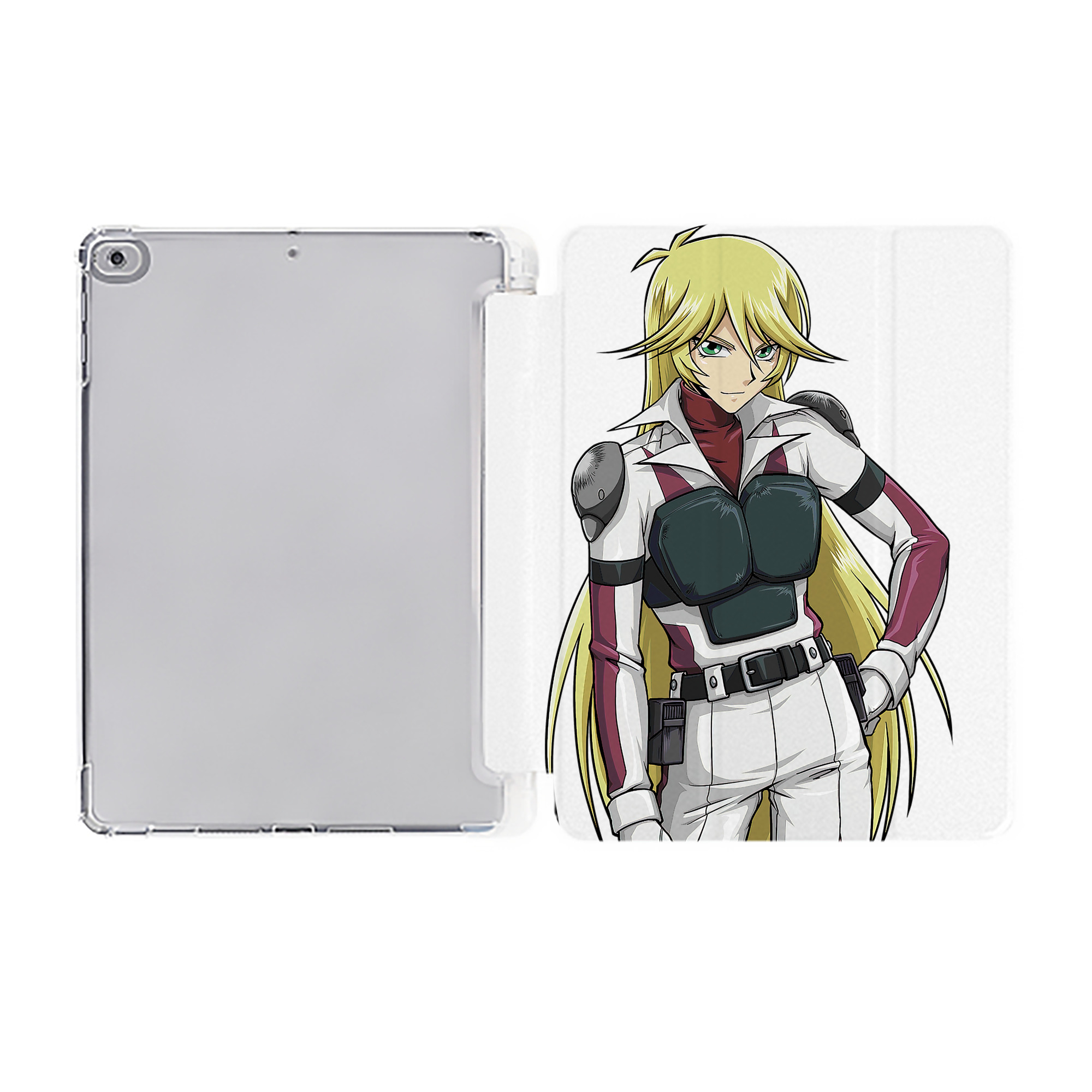 （画像用） 遊☆戯☆王 Yu-Gi-Oh! IPad ケース ペン収納付き 三つ折りスタンド PUレザー×シリコン 対応機種9.5/10.5/10.9インチ
